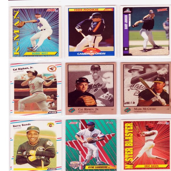 Baseball Cards Lot Box Set Old - Picture 2 of 4